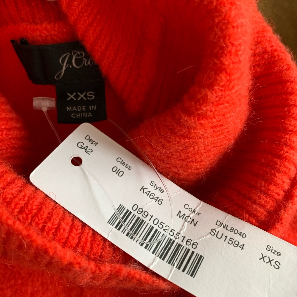 Colorblock turtleneck sweater in supersoft yarn - Picture 6 of 7